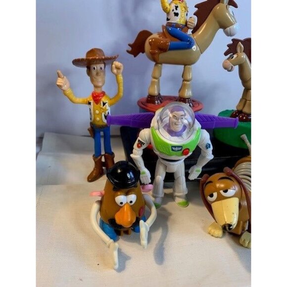 Disney Pixar Toy Story Character Figure Set Buzz Lightyear Woody Jessie Slinky H - Picture 10 of 16